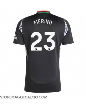Arsenal Mikel Merino #23 Maglia Gara Trasferta Repliche 2024-25